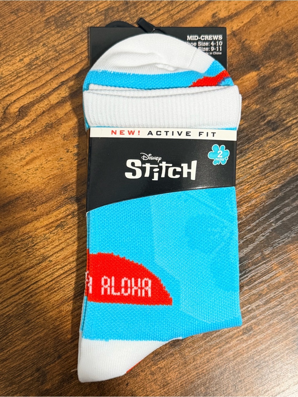 STITCH Active Fit Crew Socks - 2 pack